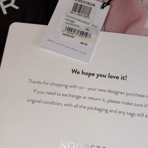 Kurt Geiger Black on Black London Kensington 17 Drench Leather Bag 🖤 - Picture 10 of 15